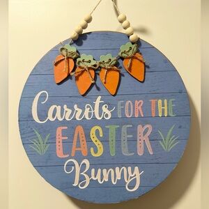 Carrot Easter Sign 🥕